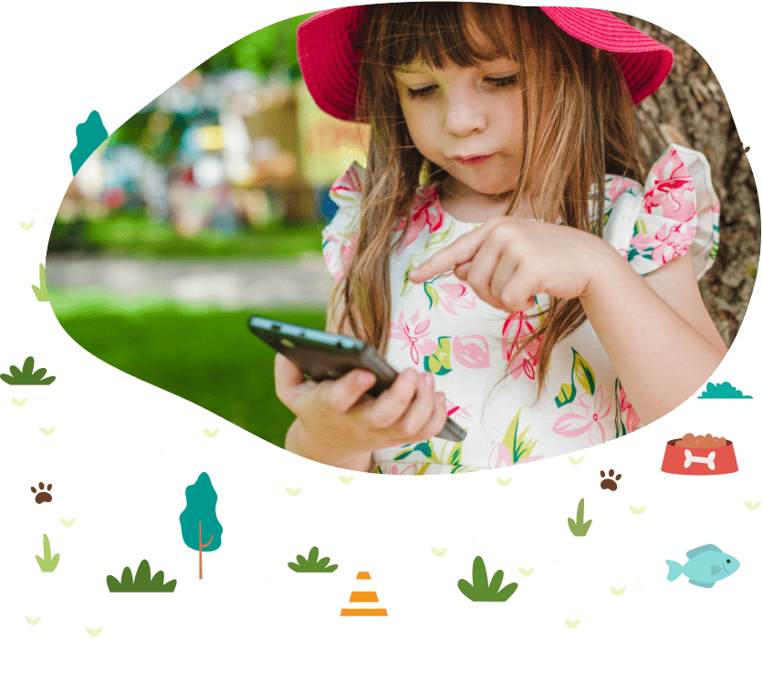 Interactive app for children project background image